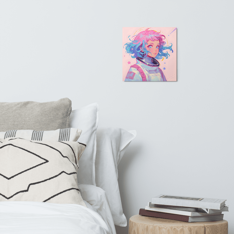 Pink/Blue  Metal Print Art by Comfy72 (Free Shipping)