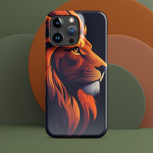 Unleash Your Wild Side: Bold Lion iPhone Case