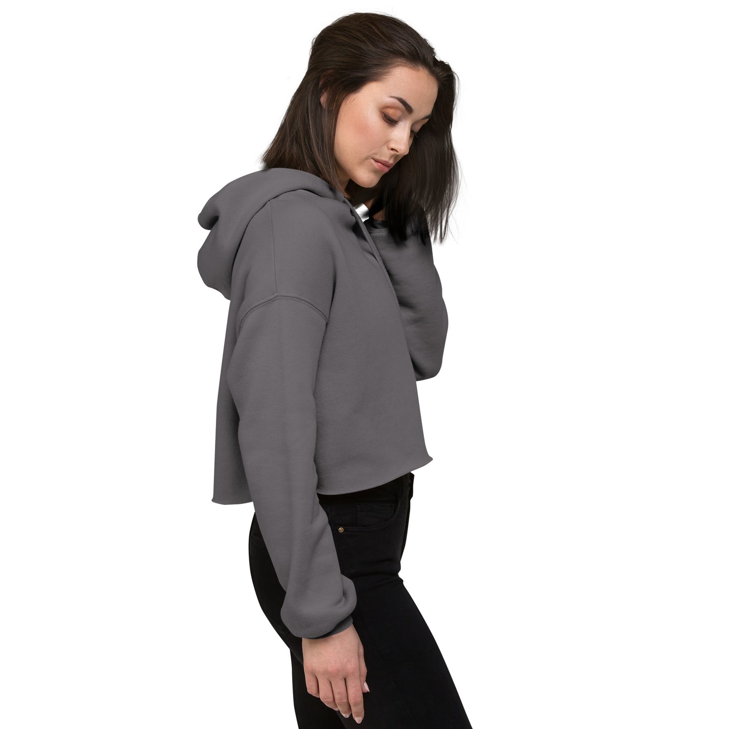 Sleek & Snug: The Essential Crop Hoodie for Stylish Comfort.